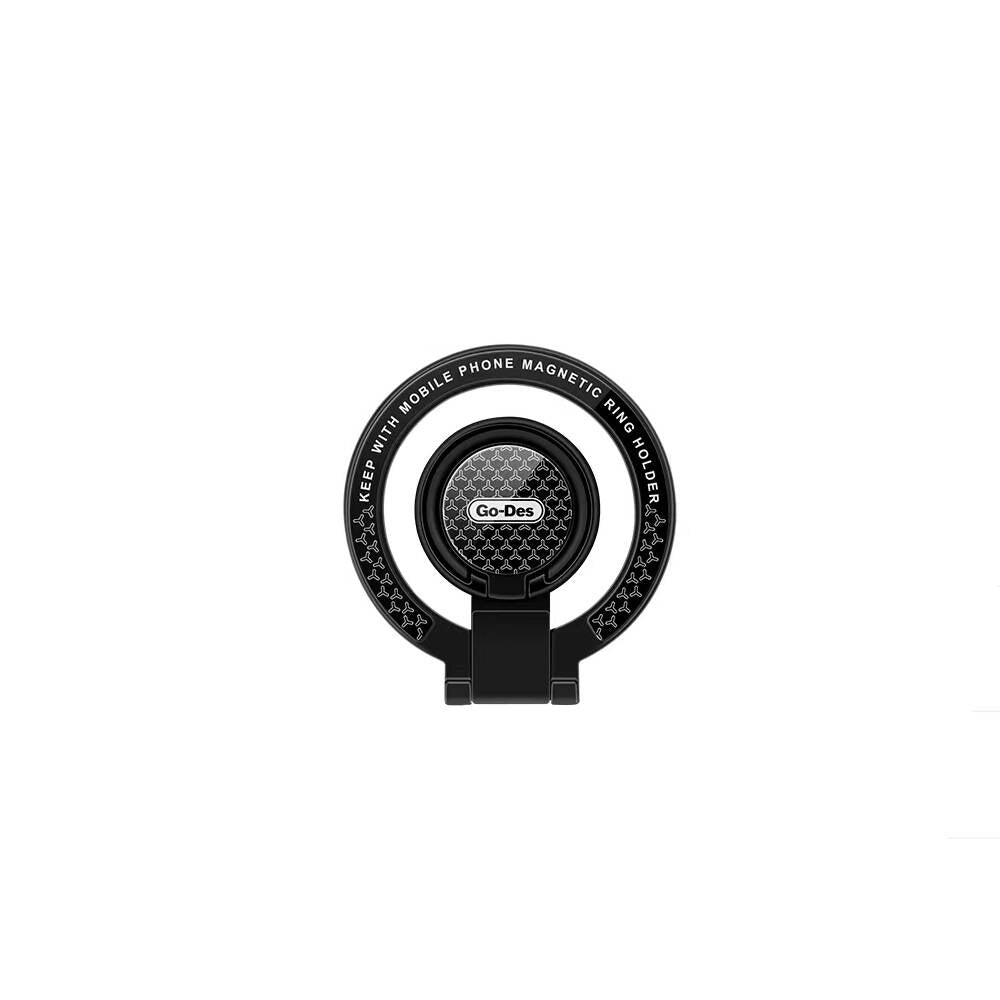 Go-Des GD-G096 Magsafe Şarj Destekli Standlı Magnetik Yüzük Tutucu Aparat - 1 Go-Des GD-G096 Magsafe Şarj Destekli Standlı Magnetik Yüzük Tutucu Aparat - 1